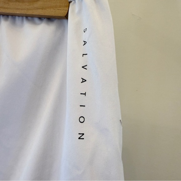 Seventh Salvation Men's Performance Shorts White Size L Athletic Casual Vented - Picture 9 of 11